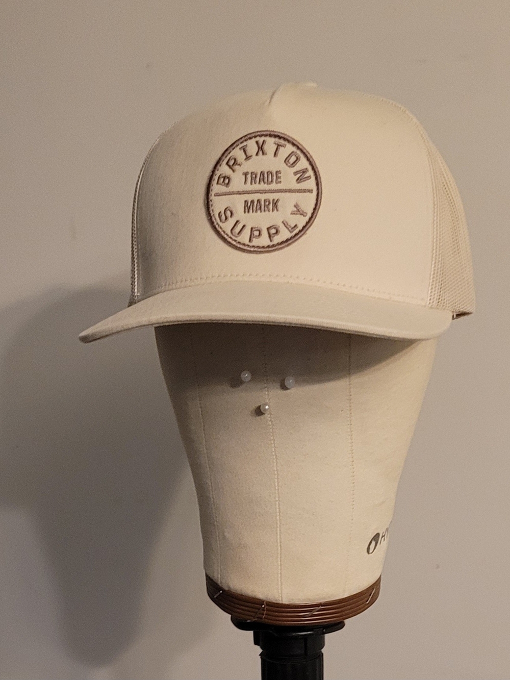 Brixton Supply Cream Mesh-Back Trucker Hat